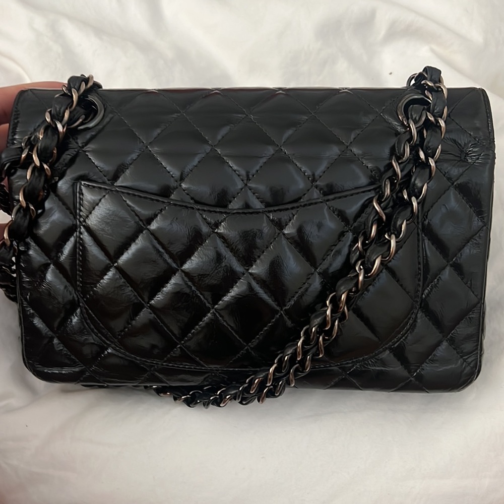 Chanel 1/1 special edition black on black medium flap bag - Picture 4 of 4